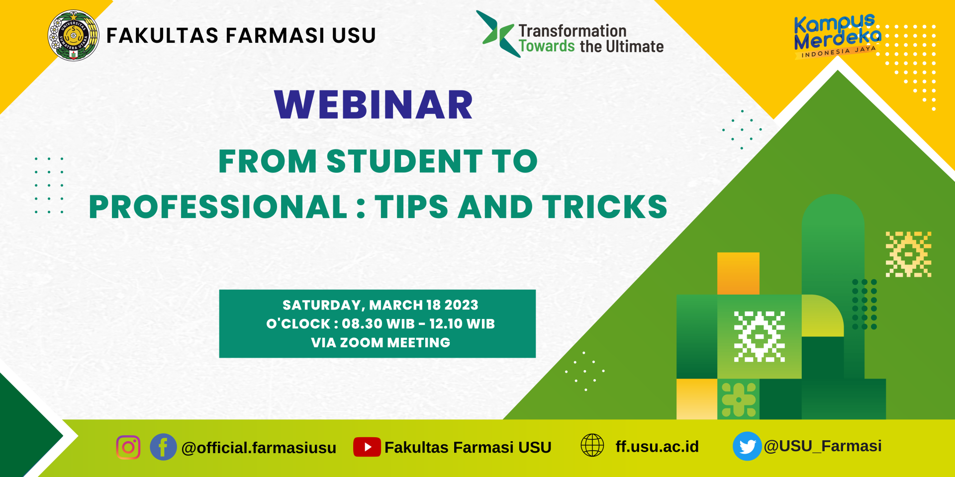 Webinar "From Student to Professional: Tips and Tricks"
